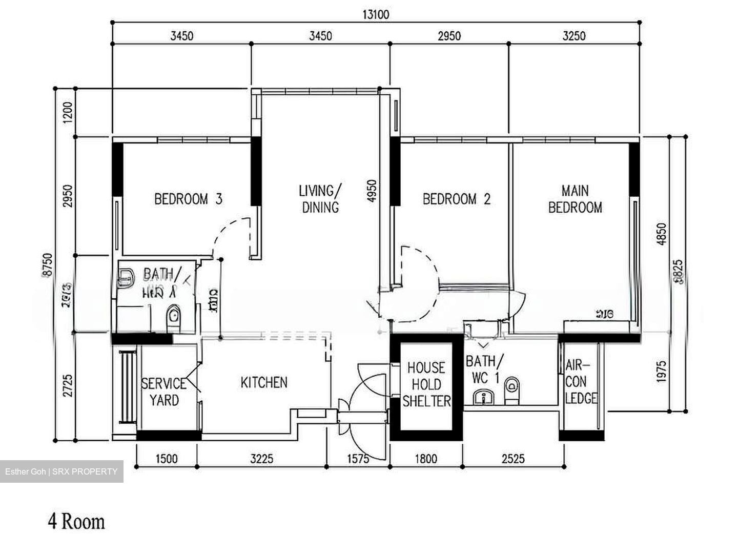 Blk 103B Alkaff Courtview (Toa Payoh), HDB 4 Rooms #566782251